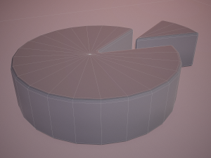 Gorgonzola cheese Model 3D