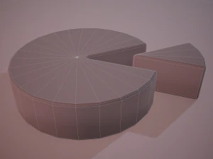 Gorgonzola cheese 3D Model