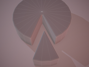 Gorgonzola cheese Model 3D