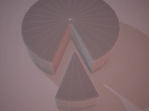 Gorgonzola cheese 3D Model