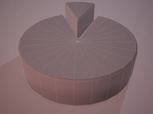 Gorgonzola cheese 3D Model
