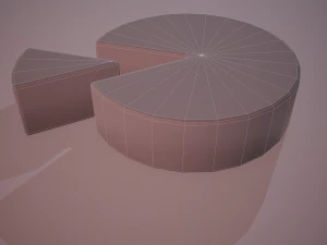Gorgonzola cheese 3D Model