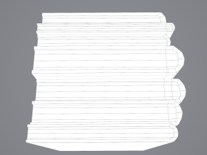 Medieval books row 1 design 1 3D Model
