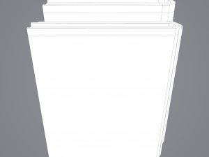 Medieval books row 1 design 1 3D Model