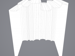Medieval books row 1 design 1 3D Model