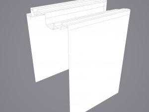Medieval books row 1 design 1 3D Model