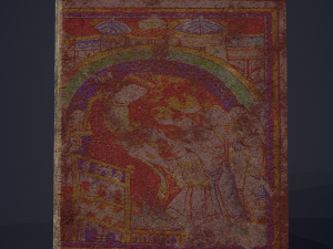 Medieval books row 1 design 2 3Dモデル