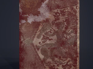 Medieval books row 1 design 2 3D Model