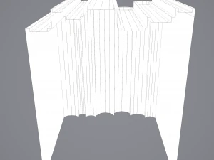 Medieval books row 1 design 2 3D Model