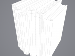 Medieval books row 1 design 2 3Dモデル