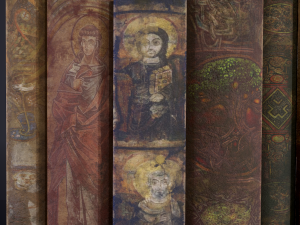 Medieval books row 2 designs 1 3D Model