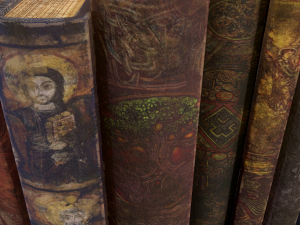 Medieval books row 2 designs 1 3D Model