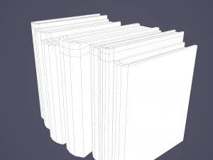 Medieval books row 2 designs 2 3D Model