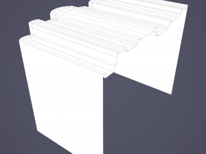 Medieval books row 2 designs 2 3D Model