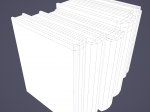 Medieval books row 2 designs 2 3D Model