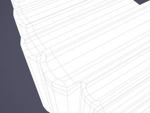 Medieval books row 2 designs 2 3D Model