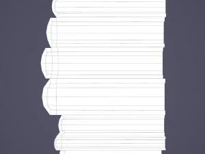 Medieval books row 2 designs 1 and 2 3D Model