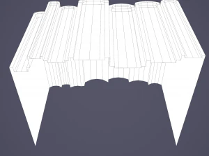 Medieval books row 2 designs 1 and 2 3D Model