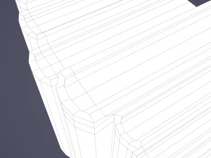 Medieval books row 2 designs 1 and 2 3D Model