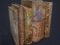 Medieval Books Row 3 Design 2 3D Model