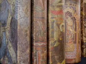 Medieval books row 3 design 2 3D Model