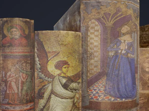 Medieval books row 3 design 2 3D Model