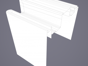 Medieval books row 3 design 2 3D Model