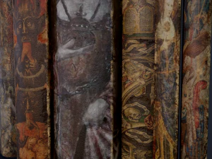 Medieval books row 3 design 3 3D Model
