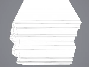 Medieval books and skull 3D Model