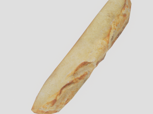 baguette 3D 모델