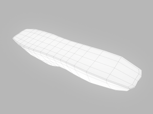 baguette 3D 모델