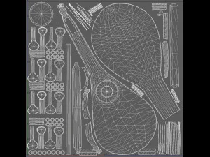 Gitter medievale Modello 3D