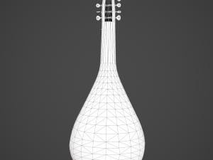 Medieval gittern 3D 模型