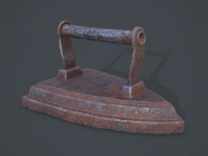 Fer &agrave; repasser m&eacute;di&eacute;val Modèle 3D