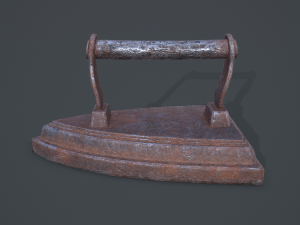 Medieval clothes iron 3Dモデル