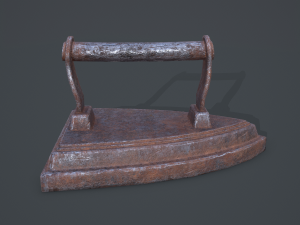 Medieval clothes iron 3Dモデル