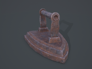 Medieval clothes iron 3Dモデル