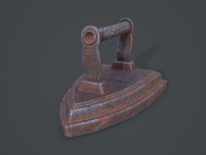 Medieval clothes iron 3Dモデル