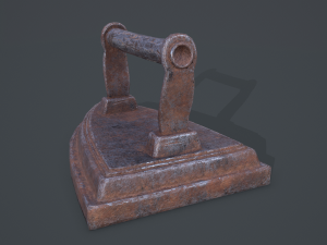 Medieval clothes iron 3Dモデル