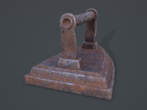 Medieval clothes iron 3Dモデル