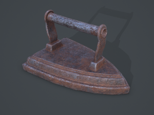 Medieval clothes iron 3Dモデル
