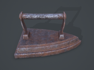Medieval clothes iron 3Dモデル