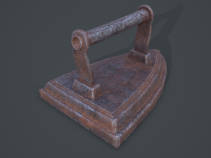 Medieval clothes iron 3Dモデル