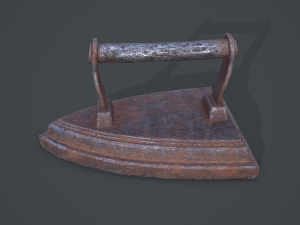 Medieval clothes iron 3Dモデル