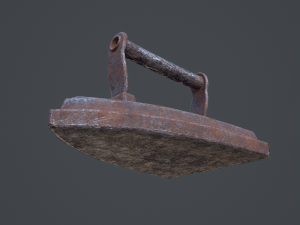 Medieval clothes iron 3Dモデル