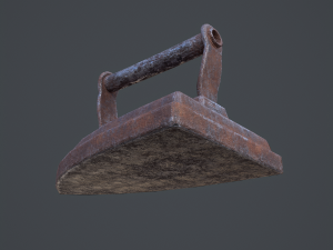 Medieval clothes iron 3Dモデル