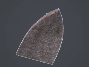 Medieval clothes iron 3D Model