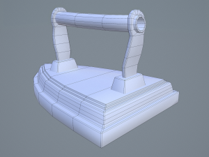 Medieval clothes iron 3Dモデル