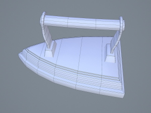 Medieval clothes iron 3Dモデル