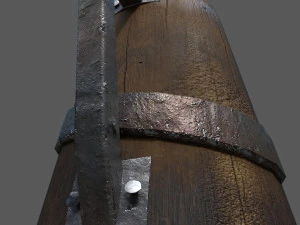 medieval style beer mug 3D Model